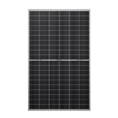 Dwustronny, monokomórkowy panel słoneczny HJT 144 o mocy 580–600 W i mocy półogniwowej